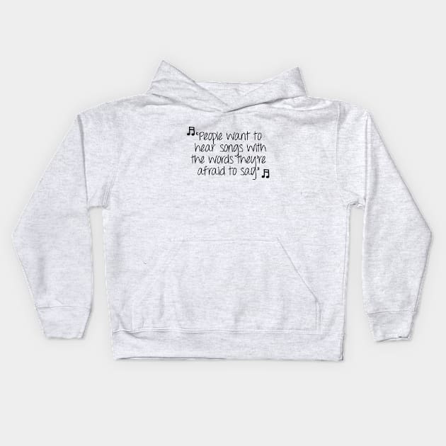 One Tree Hill - People want to hear Kids Hoodie by qpdesignco